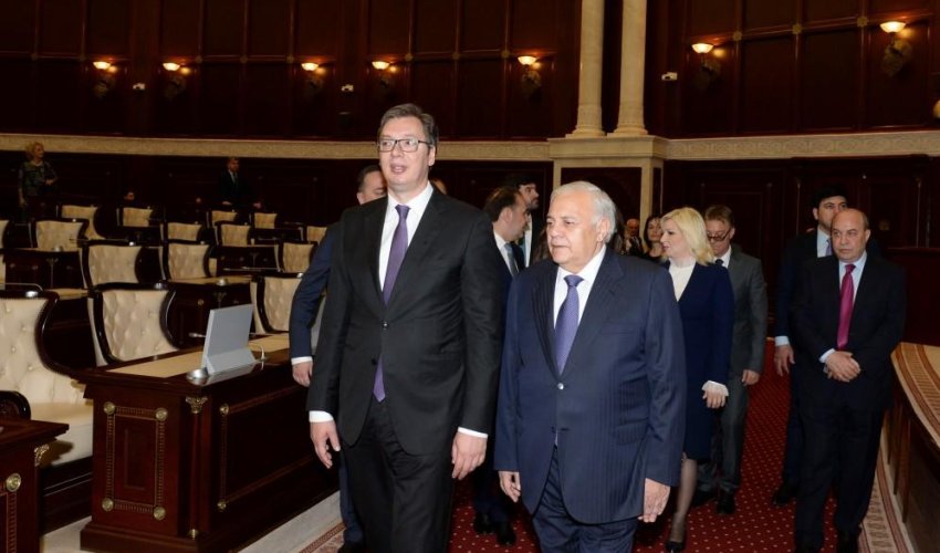 Aleksandr Vuçiç Milli Məclisdə