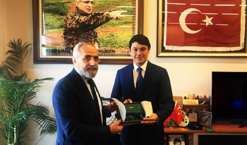 Fuad Muradov Yalçın Topçu ilə görüşüb