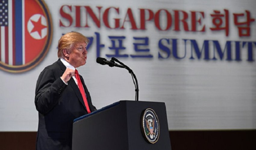 Tramp KXDR-a qarşı sanksiyaları dayandırdı