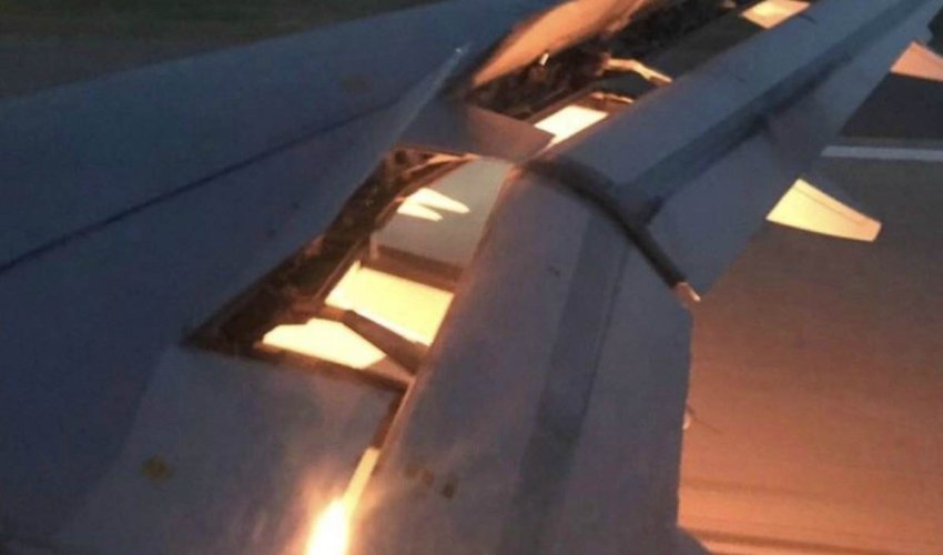 Millini daşıyan təyyarə alovlandı - Dünya çempionatında - VİDEO