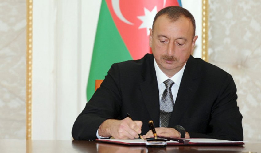 İlham Əliyev hərbi məlumatlarla bağlı sərəncam imzaladı