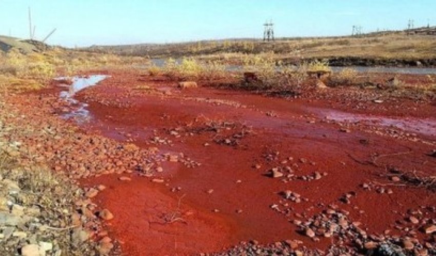 Rusiyada “qırmızı yağış” yağdı Rusiyada “qırmızı yağış” yağdı