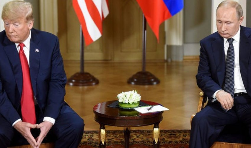 Tramp Putinə göz vurub – Video Tramp Putinə göz vurub – Video