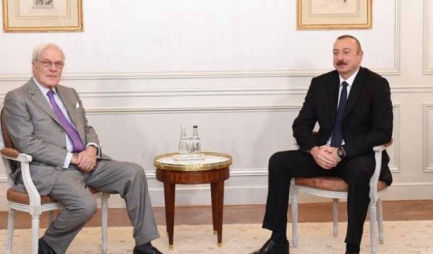 İlham Əliyev Parisdə Rotşildlə görüşdü