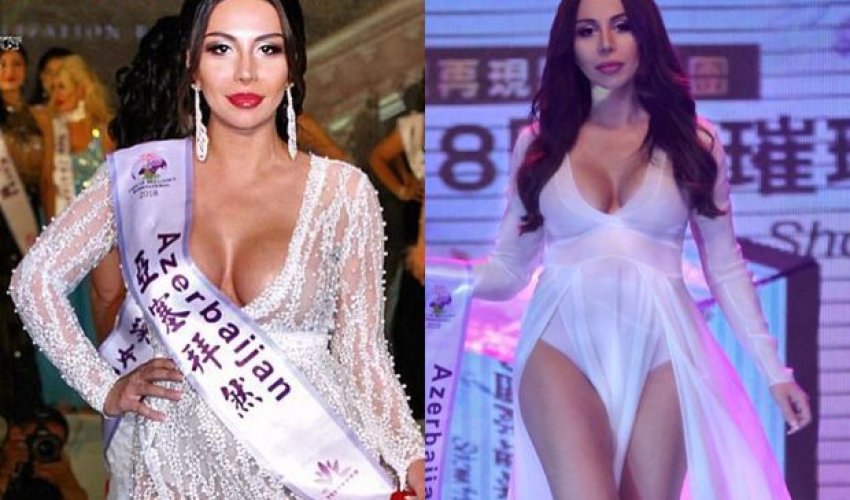 Azərbaycanlı model Tayvanda “Ən yaxşı bədənli qadın” seçildi - FOTO