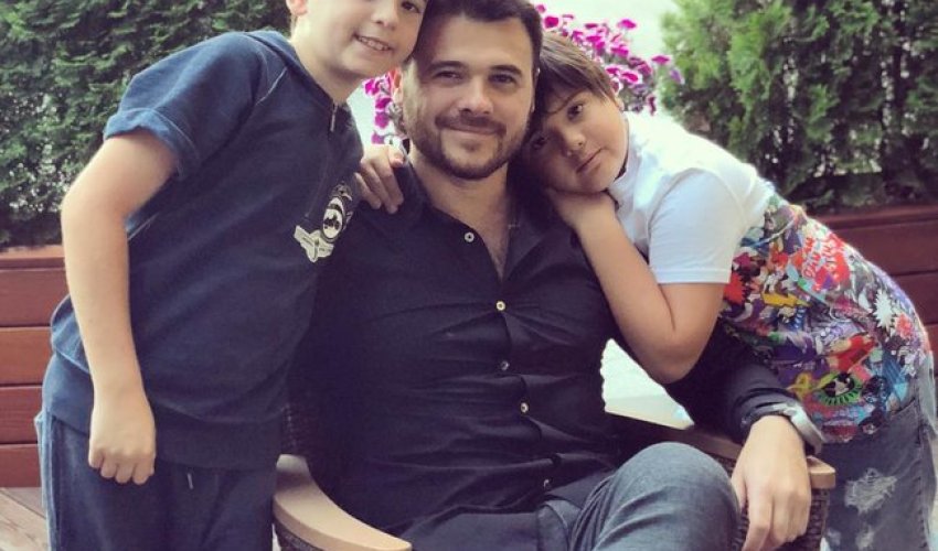 Emin əkizləri və Əminə ilə - FOTO