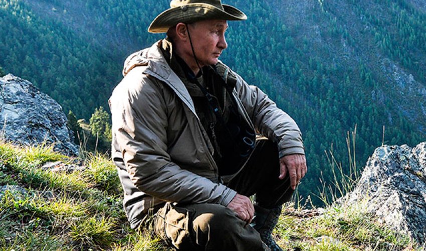 Putin bu dəfə turist kimi - FOTOLAR