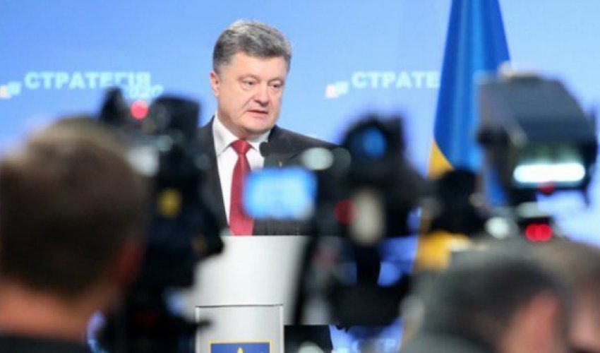 Yersiz sual Poroşenkonu özündən çıxardı - VİDEO