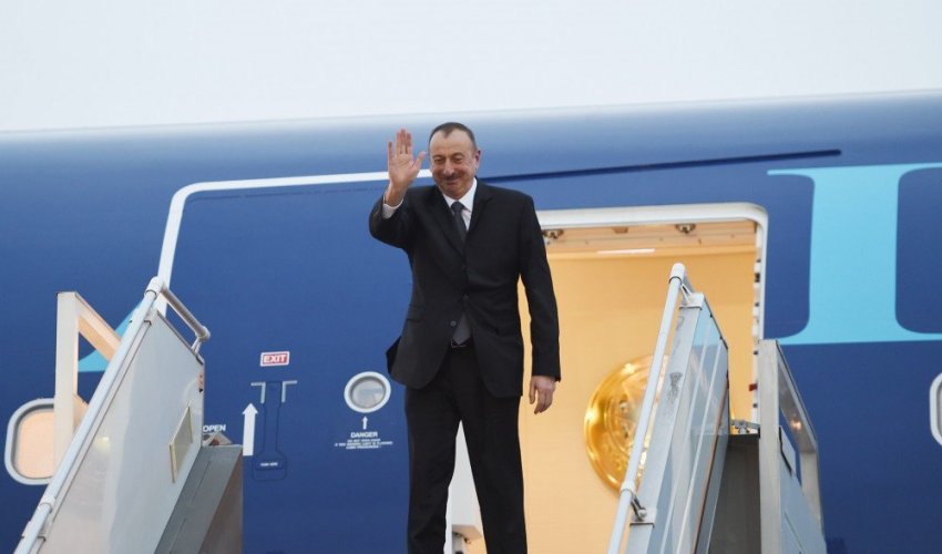 İlham Əliyevin Qırğızıstana səfəri başa çatdı