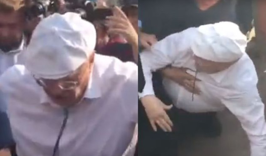 Жириновский подрался на митинге Навального  - ВИДЕО