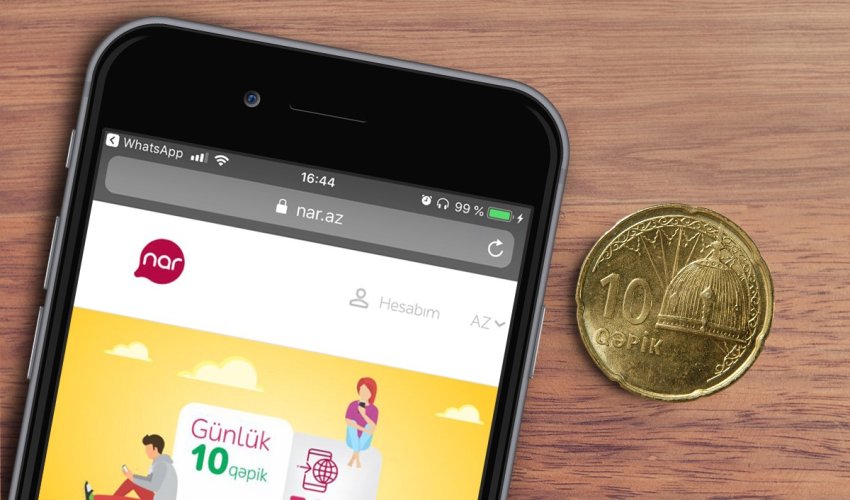 “Nar”-dan 10 qəpiyə günlük internet paketi təklifi