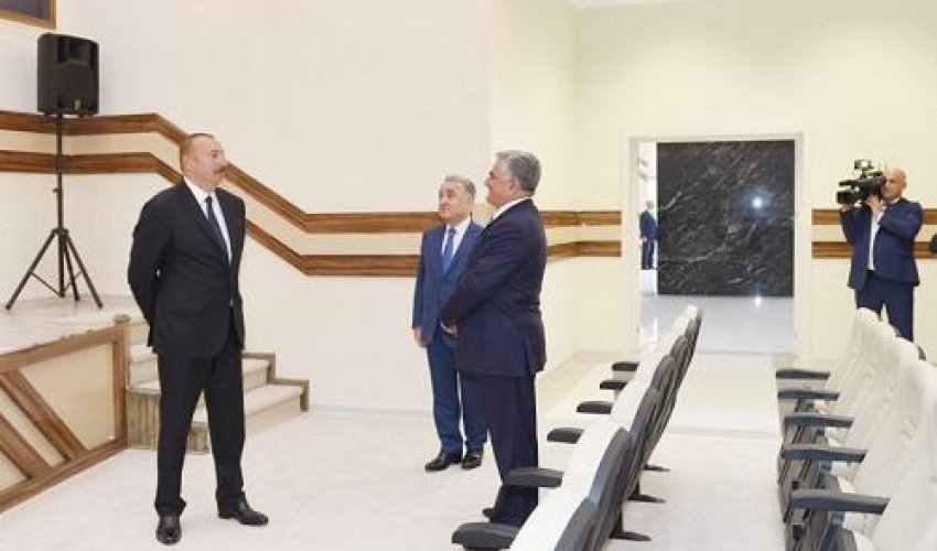 İlham Əliyev Biləsuvarda açılışlar etdi
