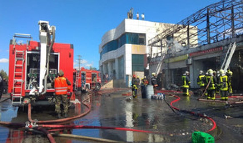 В Хатаинском районе начался сильный пожар - ВИДЕО