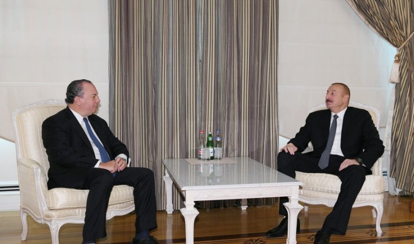 İlham Əliyev Fond prezidentini qəbul etdi