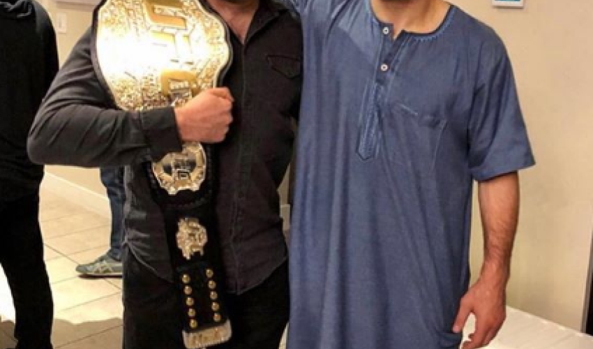 Həbibin qara kəmərlə FOTOSU