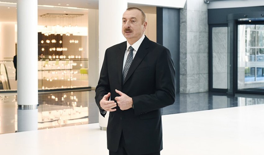 İlham Əliyev Xızıda