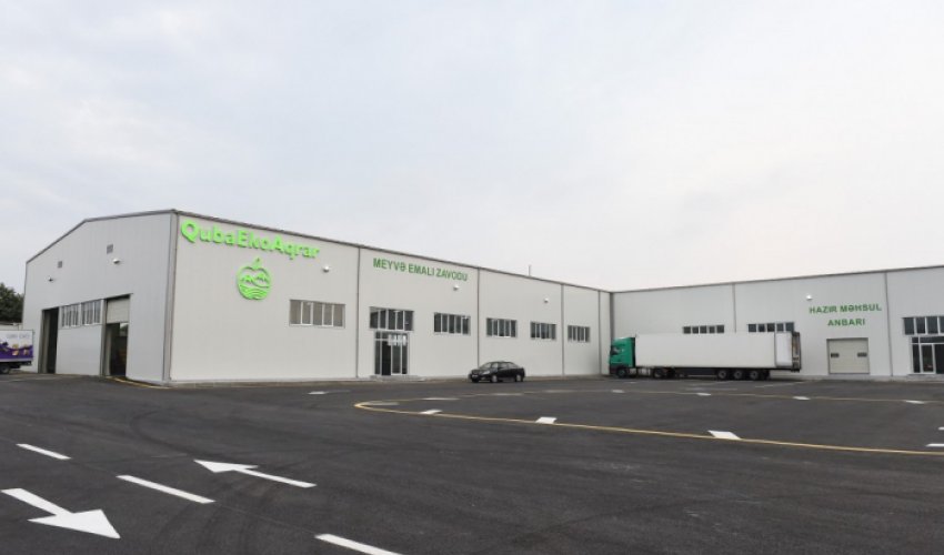 Azərbaycanda yeni zavod istifadəyə verilib