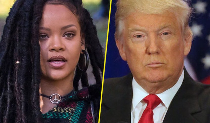 Rihanna Trampa qadağa qoydu
