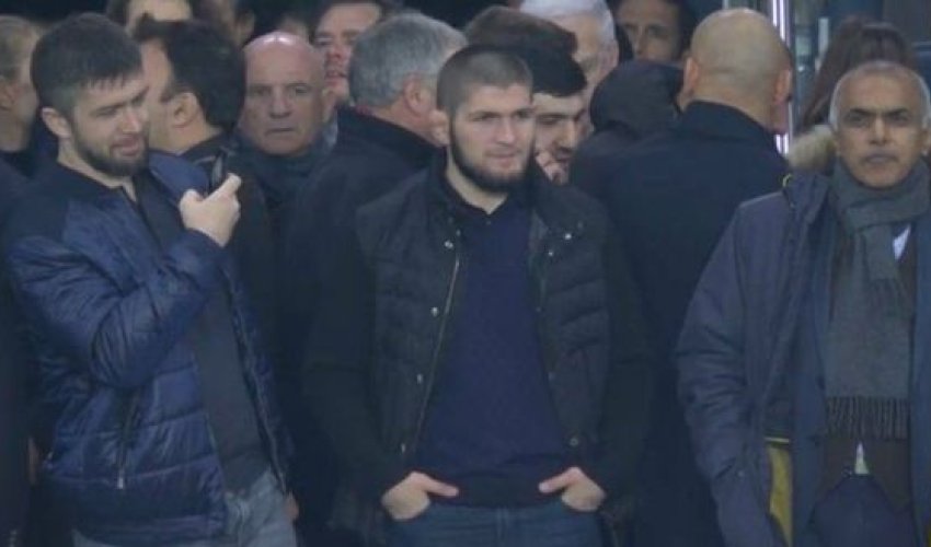 Хабиб и Ди Каприо наблюдали за игрой «ПСЖ» и «Ливерпуля»