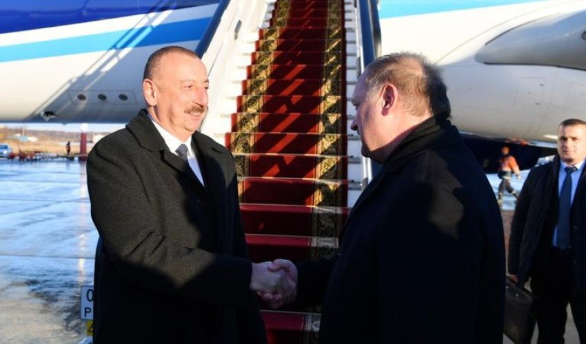 İlham Əliyev Rusiyada