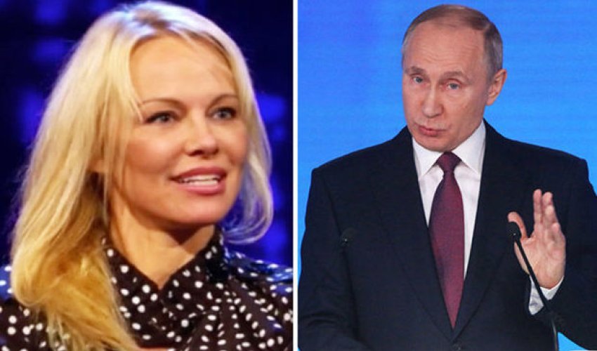 Pamela Anderson Putinə müraciət etdi