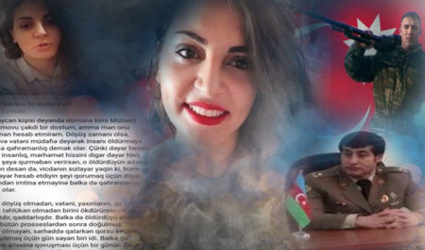 Mübariz İbrahimovu təhqir edən Nərmin Şahmarzadə yenidən meydan oxudu