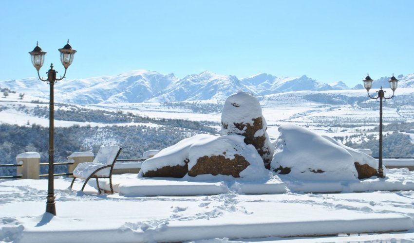 В Нахчыване высота снежного покрова достигла 40 см
