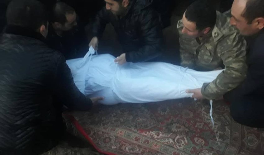 Qripdən öldüyü deyilən idmançı dəfn edildi - VİDEO