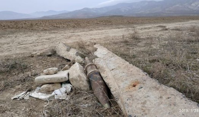 Azərbaycanda broyler fabrikinin yaxınlığında mərmi tapıldı - FOTO
