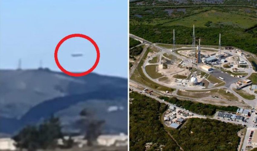 Amerika hərbi bazası yaxınlığından yadplanetli gəmi uçdu - VİDEO Amerika hərbi bazası yaxınlığından yadplanetli gəmi uçdu - VİDEO