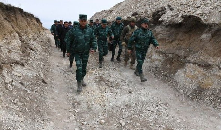 Elçin Quliyev Ermənistanla sərhəddə - FOTO