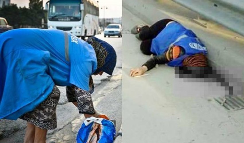 Bakıda süpürgəçi qadının ölümü ilə bağlı yeni xəbər Bakıda süpürgəçi qadının ölümü ilə bağlı yeni xəbər