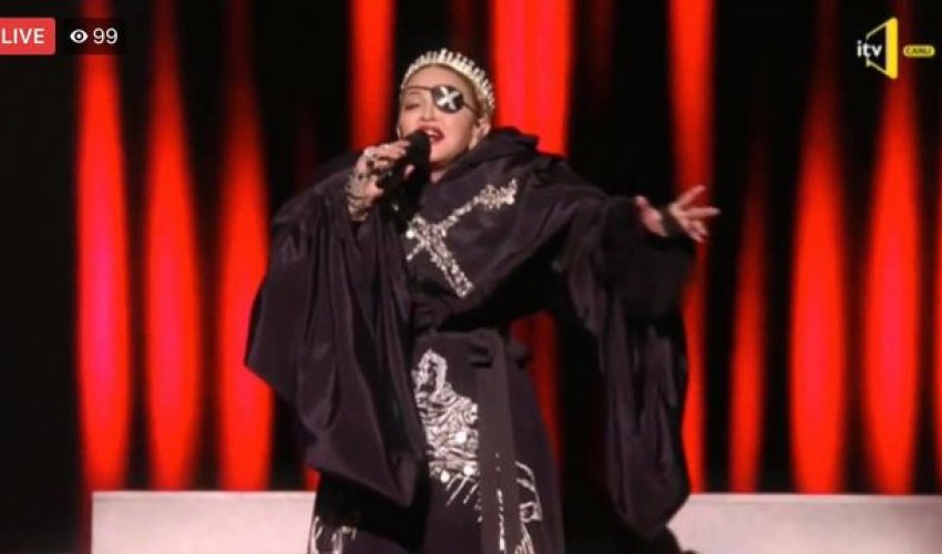 Madonnanın “Eurovision”da Fələstin mesajı qalmaqala səbəb oldu - VİDEO Madonnanın “Eurovision”da Fələstin mesajı qalmaqala səbəb oldu - VİDEO