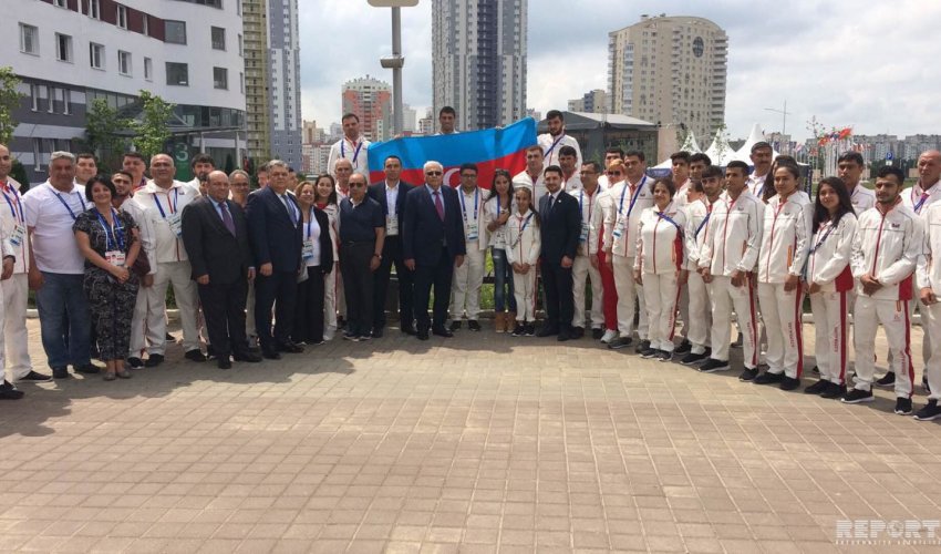 Leyla Aliyeva met with Azerbaijani delegation participating in Minsk 2019 European Games