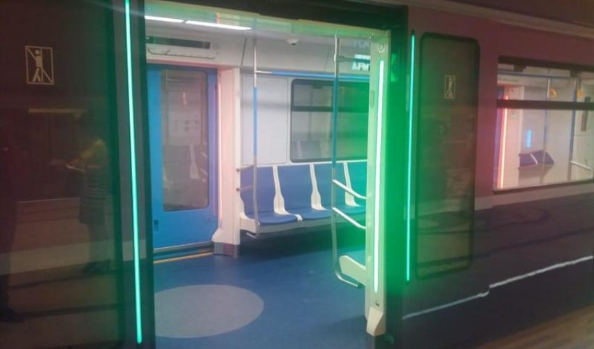 Bu da Bakı metrosuna yeni gətirilən qatarlar - FOTOLAR Bu da Bakı metrosuna yeni gətirilən qatarlar - FOTOLAR