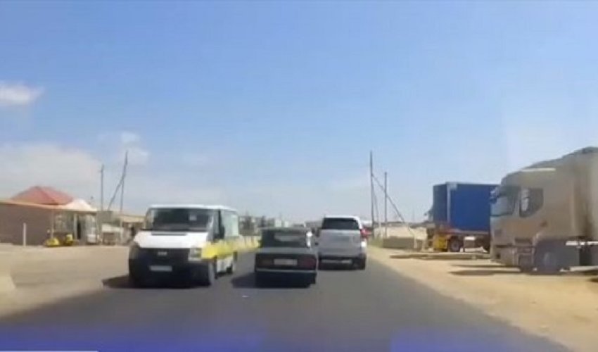 Bakıda “kamikadze sürücü” - VİDEO
