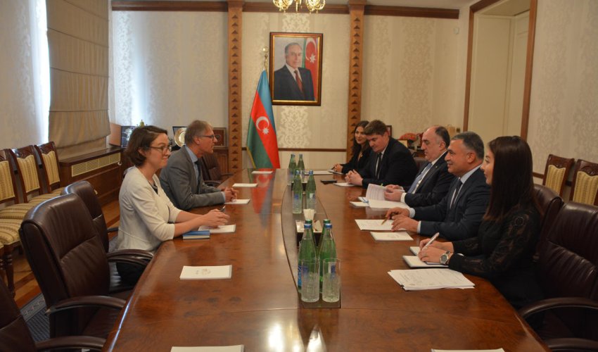 Azerbaijani FM receives incoming German ambassador (PHOTO)