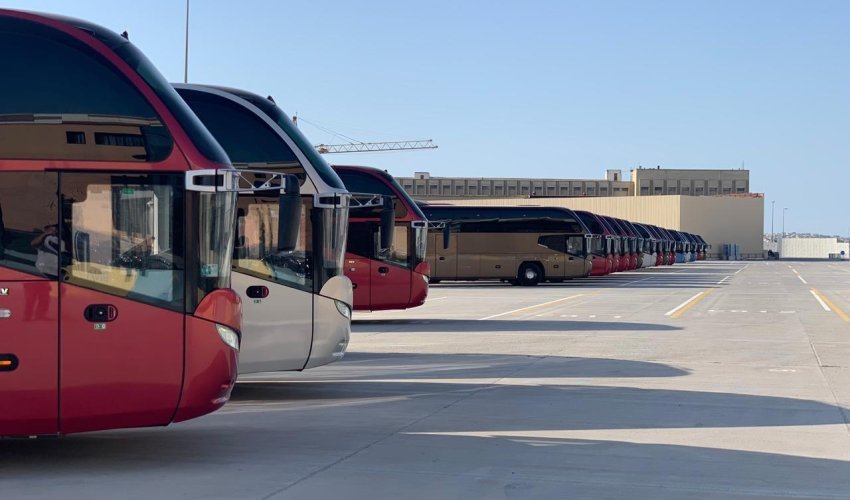 140 buses, 38 minibuses transporting guests, athletes to EYOF Baku 2019 sports facilities (PHOTO)