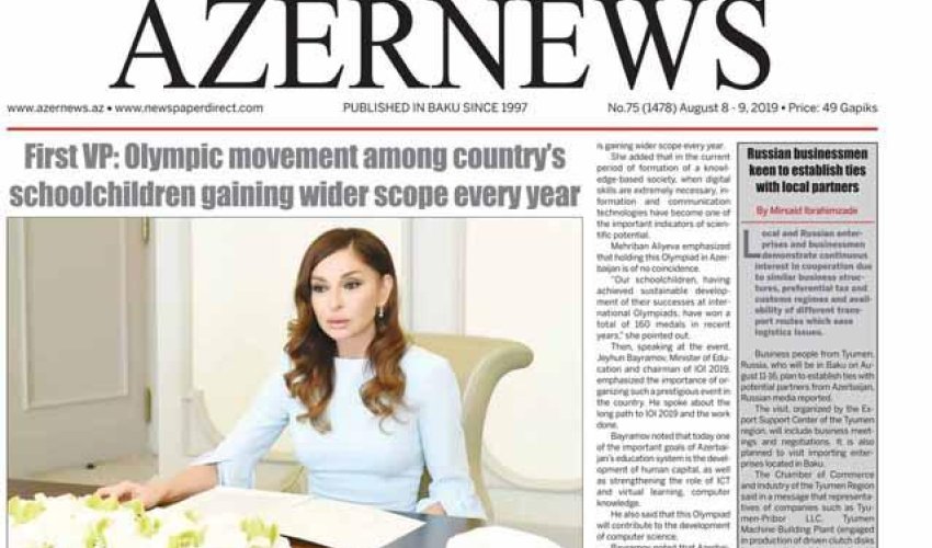 AZERNEWS releases another print issue