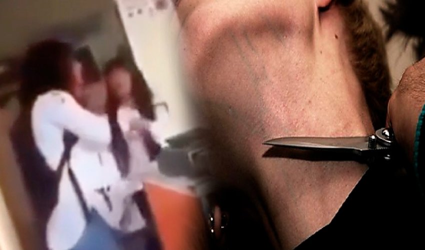 Ata uşağının gözü qarşısında ananın boğazını kəsdi - VİDEO Ata uşağının gözü qarşısında ananın boğazını kəsdi - VİDEO