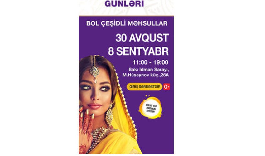 Best of India - Biggest exclusive Indian product trade show to be held in Baku