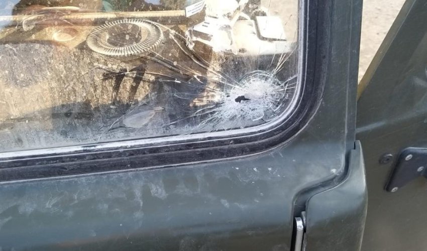 Armenian snipers fire at Azerbaijani border post (PHOTO)