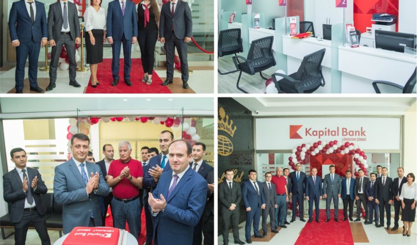 Kapital Bank fərqli konsepsiyalı Lökbatan şöbəsini təqdim etdi