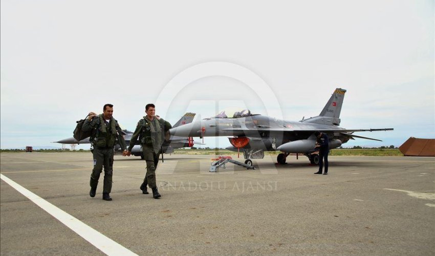 Azərbaycan və türk hərbi pilotlarının möhtəşəm görüntüləri - FOTOLAR