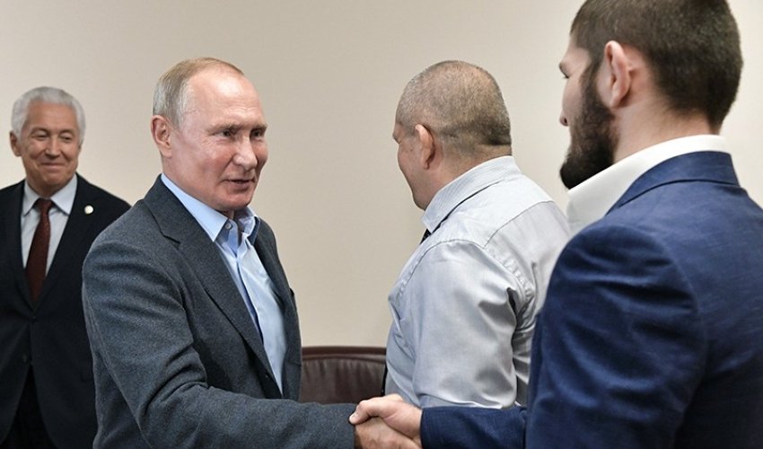 Putin Həbiblə görüşdü - VİDEO Putin Həbiblə görüşdü - VİDEO