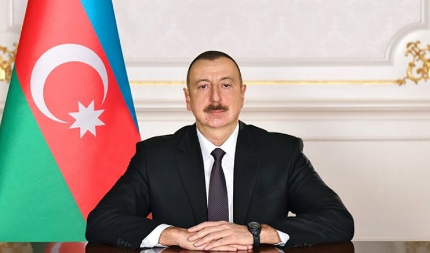 Президент Алиев принимает участие в церемонии открытия ЧМ по художественной гимнастике Президент Алиев принимает участие в церемонии открытия ЧМ по художественной гимнастике