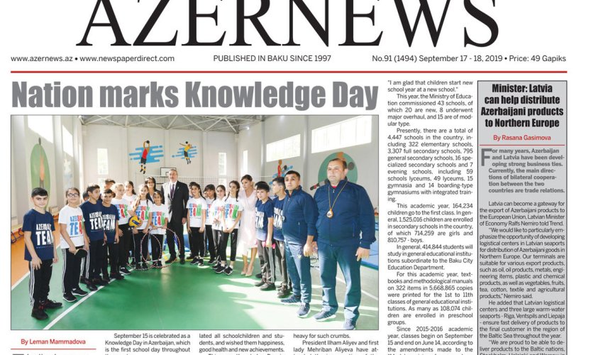 AZERNEWS releases another print issue