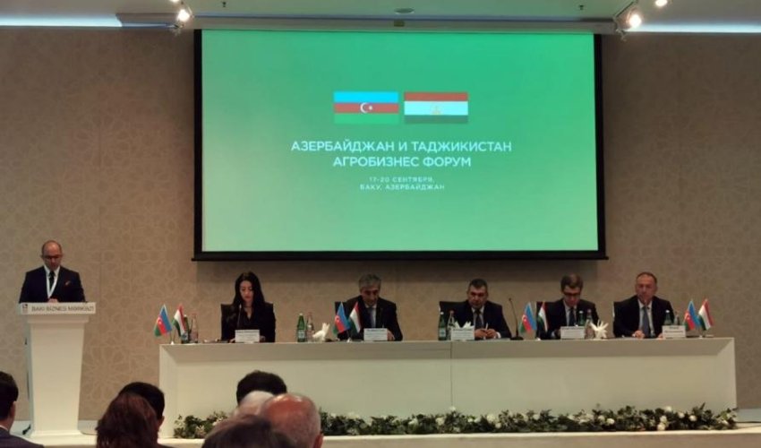 Azerbaijani-Tajik agribusiness forum underway in Baku