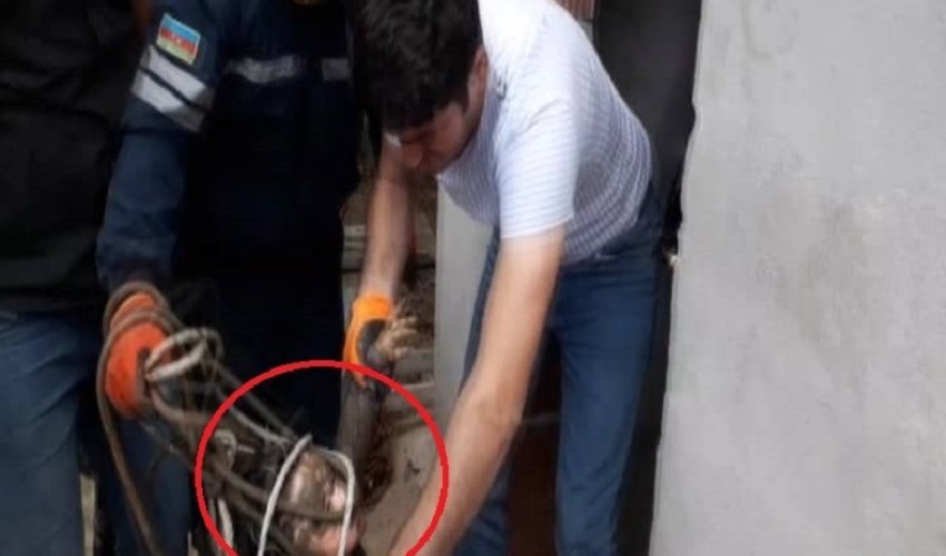 Azərbaycanda tualet quyusuna düşən uşaq belə xilas edildi - VİDEO Azərbaycanda tualet quyusuna düşən uşaq belə xilas edildi - VİDEO