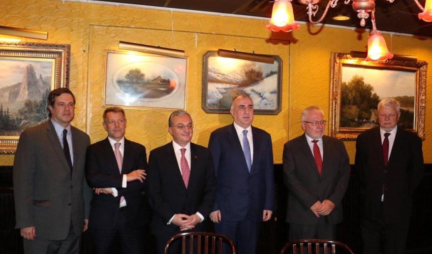 The meeting between Azerbaijani and Armenian FMs kicks off in New York The meeting between Azerbaijani and Armenian FMs kicks off in New York
